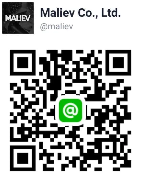 คิวอาร์โค้ด LINE Official Account ของ MALIEV